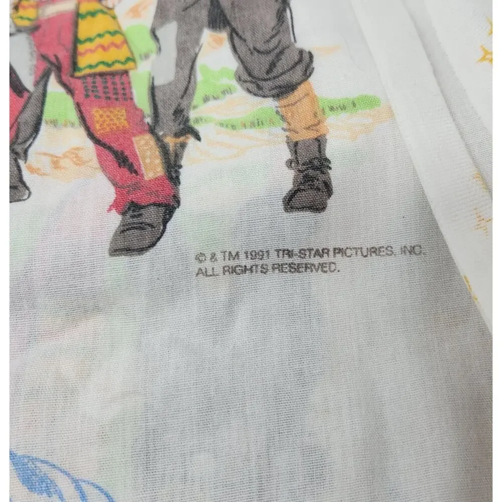 RARE Vtg 1991 HOOK Movie Sheet Set Robin Williams Peter Pan Lost Boys Tinkerbell